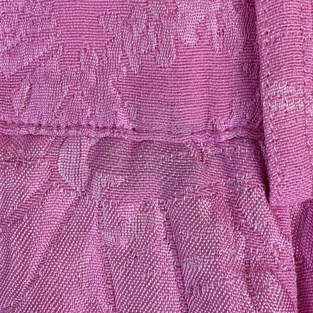 Scotch & Soda Women’s Pink Floral Cropped Dress Pants Lowry Jacquard, Size Small - Picture 4 of 7